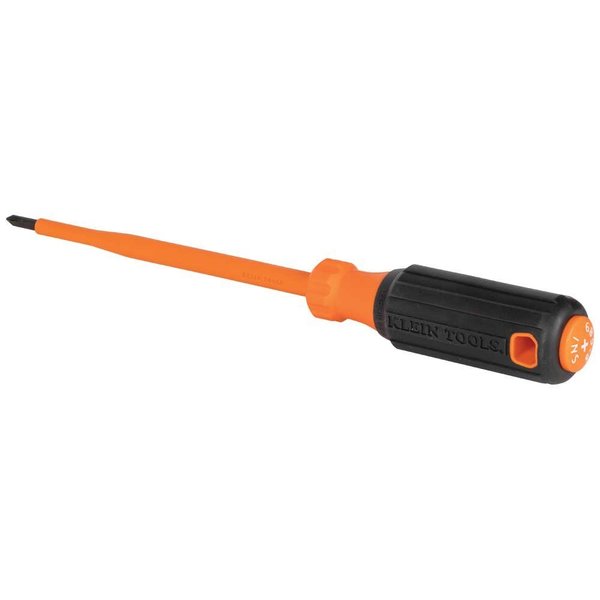 Klein Tools Insulated Screwdriver, #1 Phillips Tip, 6-Inch Round Shank 6856INS